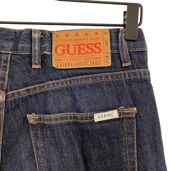 Guess 060 Vintage Boot Leg Low Waist Jeans Women’s Size 27 - Picture 7 of 10